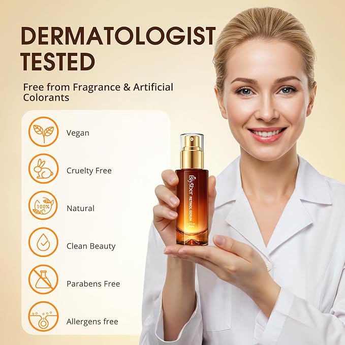 Retinol Collagen Serum for Face: Anti Aging & Anti Wrinkle Repair Peptide Serum with Boost Hydration Formula - Day/Night Facial Firming Neck Plump Skin Care for Women/Men(1.70 Fl Oz)