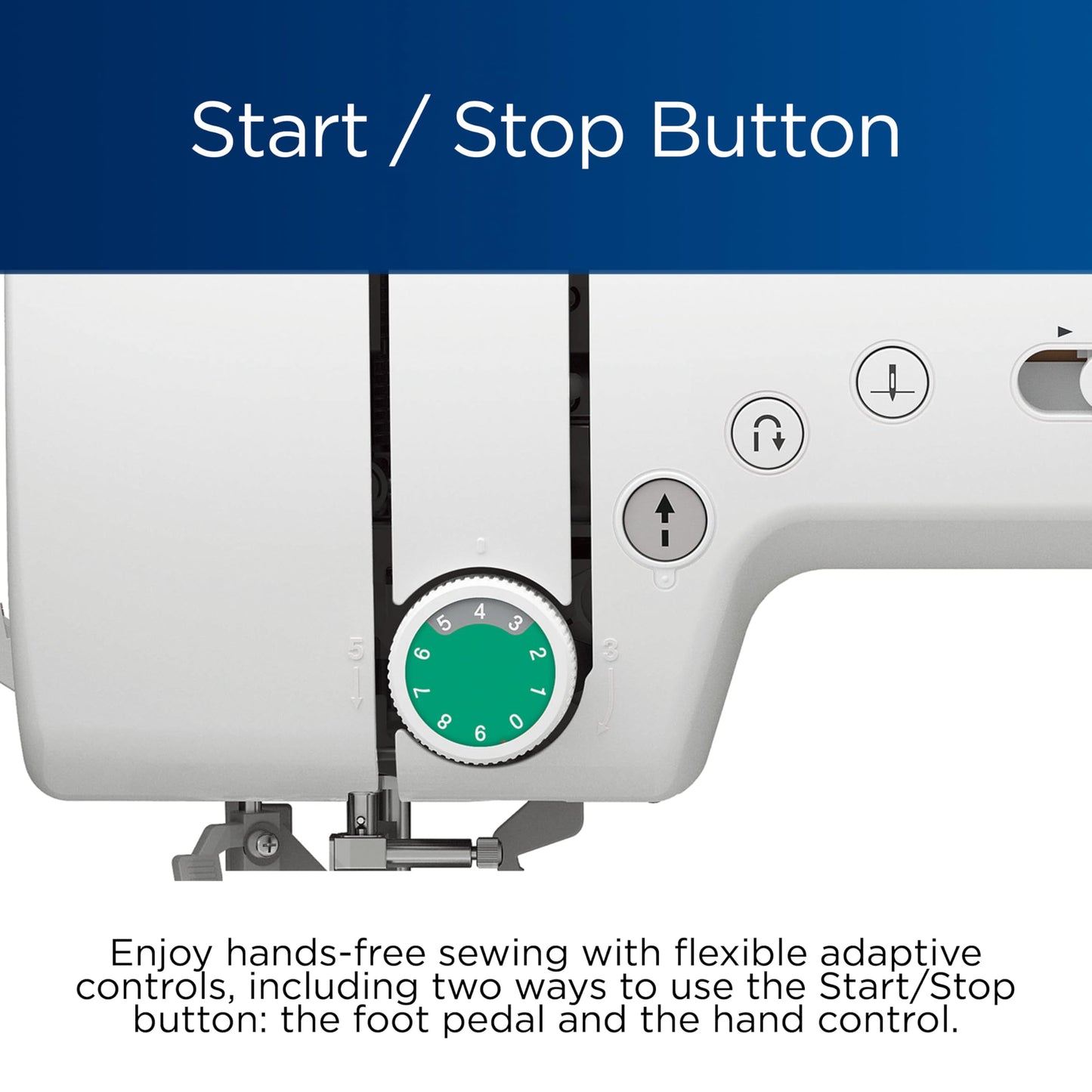 Brother CE1155 Computerized Sewing Machine, 110 Built-in Stitches, LCD Display, 7 Included Feet