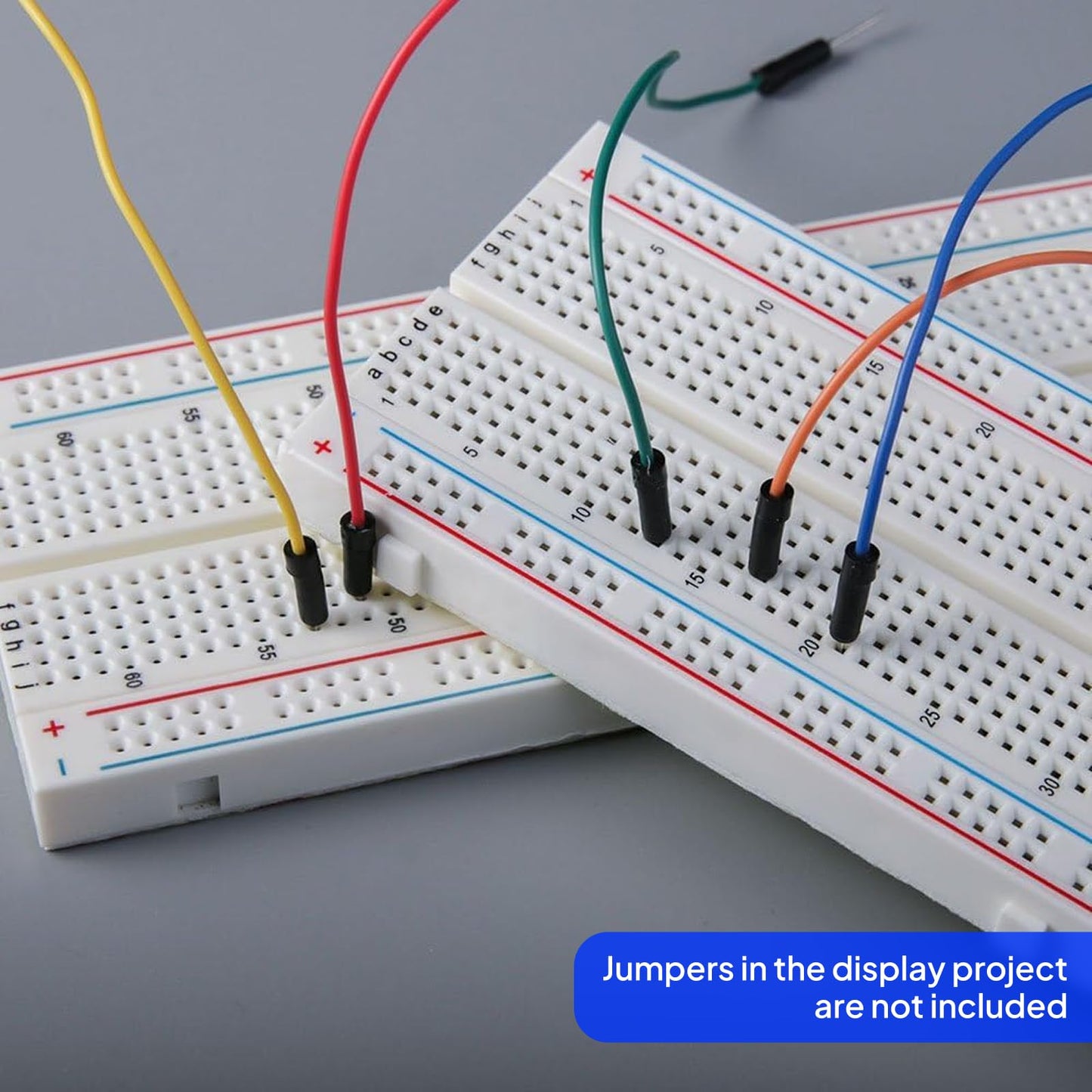 ELEGOO 3pcs Breadboard 830 Point Solderless Prototype PCB Board Kit for Arduino Proto Shield Distribution Connecting Blocks