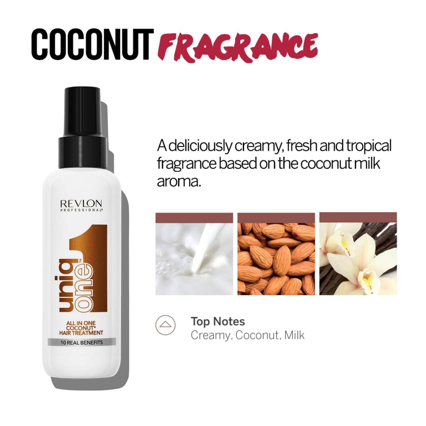 REVLON PROFESSIONAL UniqOne Hair Treatment, Moisturizing Leave-In Product, Repair For Dry and Damaged Hair, Promotes Healthy Hai