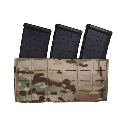 Esstac Triple Midlength 5.56 M4 KYWI Mag Pouch (Multicam, Attachment Method: 6X Malice Clips)