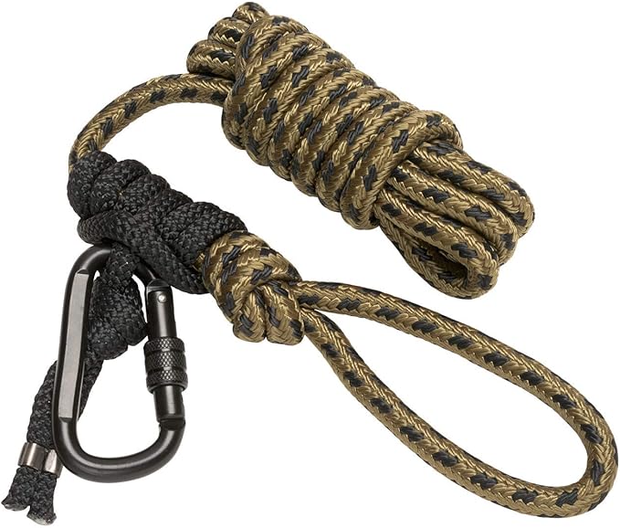 Hunter Safety System Rope Style Treestrap: 9' Hunting Safety Strap with Prussik Knot for Climbing & Treestand Security