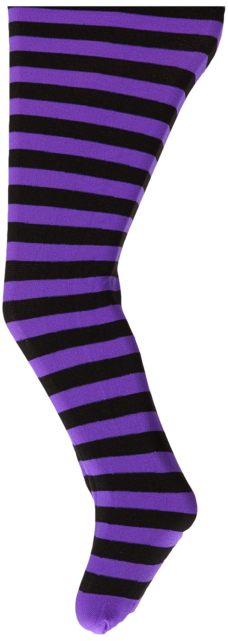 Jefferies Socks girls Striped Jefferies Socks Little Stripe Tights 1 Pack Purple Black 2 4 Years, Purple/Black, 24-48 Months US