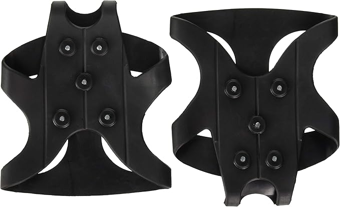 Bare Ground IG-100 No-Slip Ice Grip Over Shoe Traction Cleats, Fits Shoe Sizes 5-11 Black