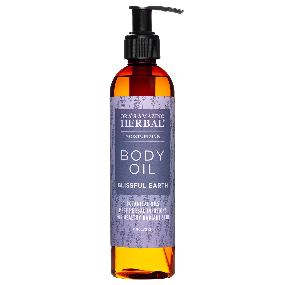 Lavender Bath Oil, Herbal Infused Moisturizing Body Oil for Women with Organic Jojoba Calendula Thyme Vetiver for Relaxation & D