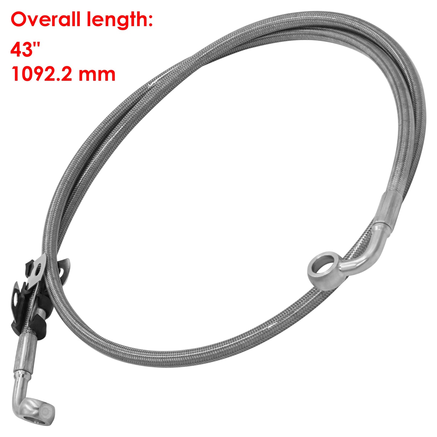 Caltric Front Right & Left Brake Line Compatible With Polaris Rzr Trail S 1000 2016-2021 / S4 1000 2019-2021 / Rzr 900 2021 / S