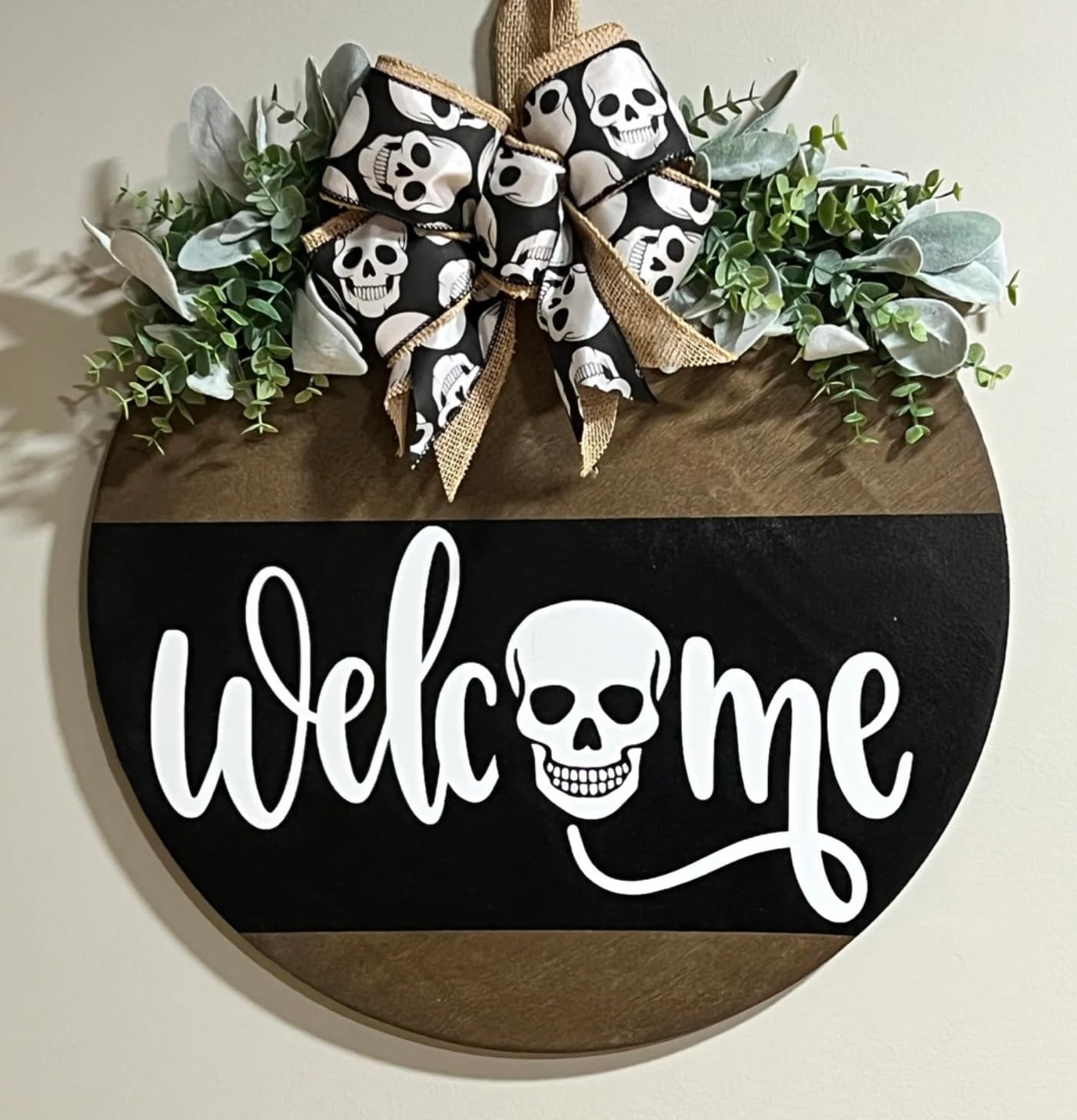 Halloween Stencils for Painting on Wood 12” Round Halloween Stencil Hey Boo Trick or Treat Ghost Pumpkin Face Templates for Door Hanger Porch Sign