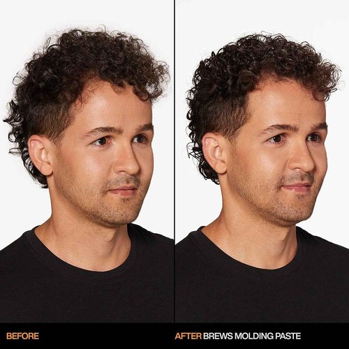 Redken Brews Molding Paste For Men For all Hair Types - High Hold & Maximum Control, Natural and Matte Finish, Sulfate-Free, 5 Fl Oz (Pack of 3)