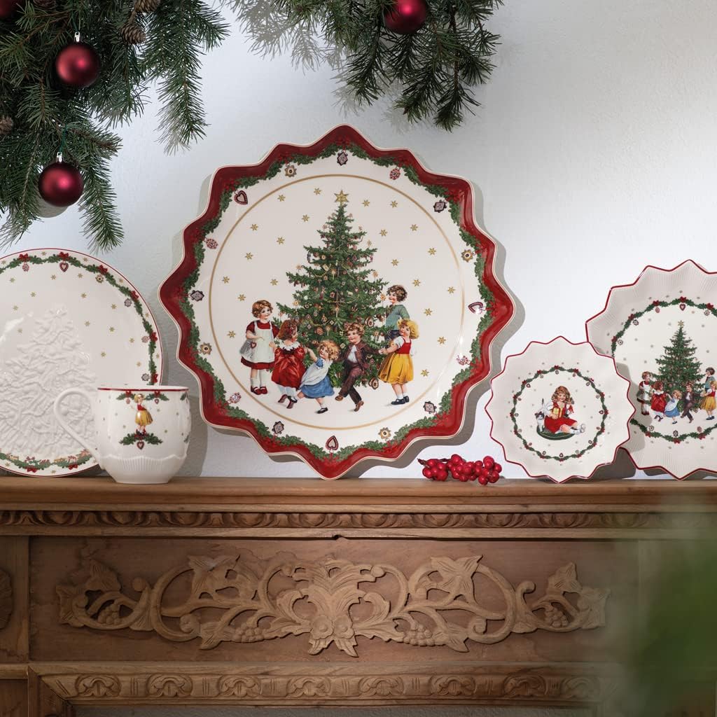 Villeroy & Boch 14-8332-3678 Pastry Plate, Porcelain, White/Coloured