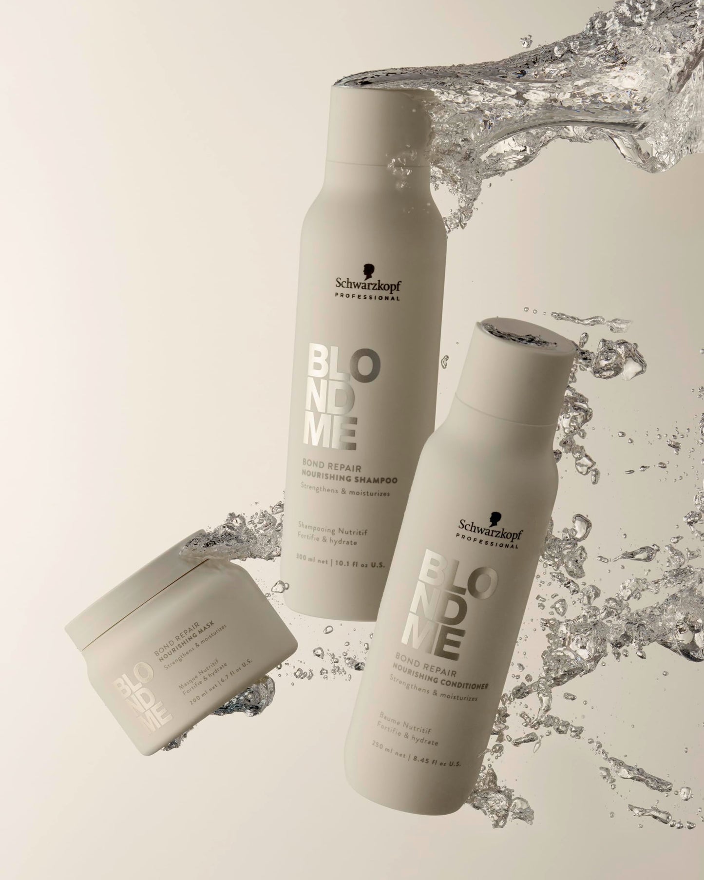 BlondMe Bond Repair Nourishing Shampoo for Blonde Hair | Adds Moisture and Softness | Strengthens, Repairs, & Prevents Breakage