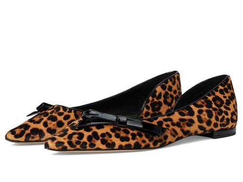 Cole Haan Women's Noella Bow Skimmer, Leopard Print, 8.5-B US