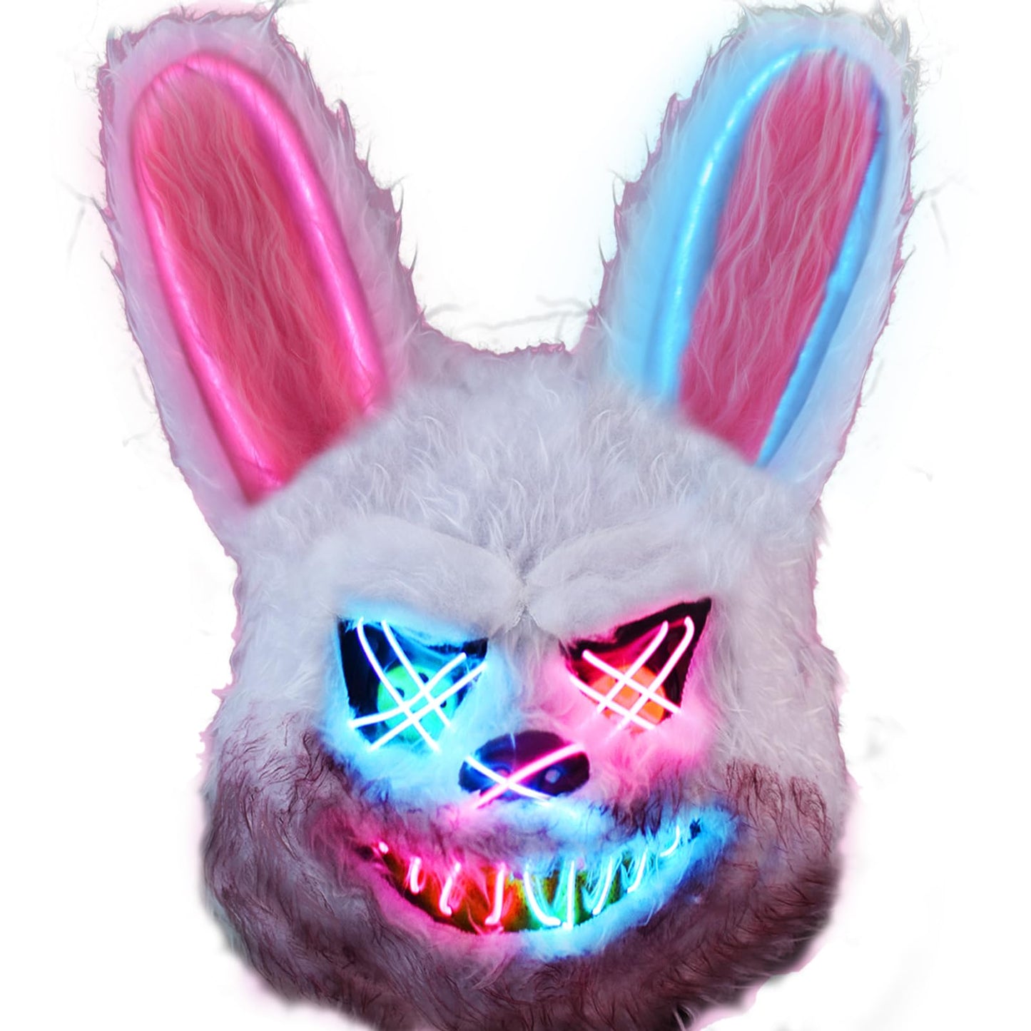 AndTree Halloween Face Mask, Bloody Bunny Rabbit Scary Mask, Halloween Costumes for Cosplay, Scary Costume Party