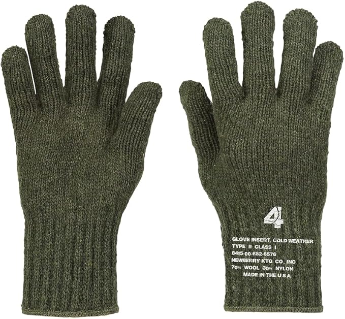 M MCGUIRE GEAR US Men's Wool Nylon Blend Cold Weather Snow Winter Glove Inserts
