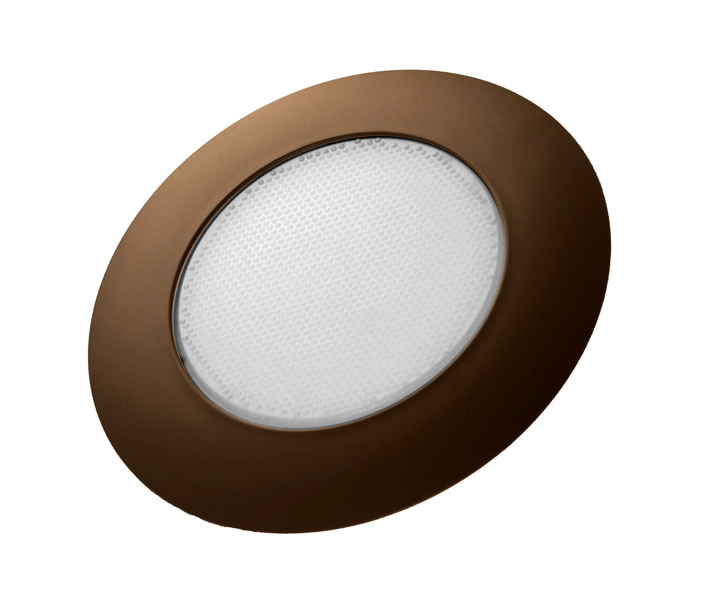 NICOR Lighting 6 inch Oil-Rubbed Bronze Recessed Shower Trim with Albalite Lens (17505OB)