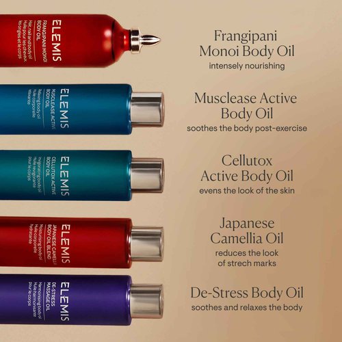 ELEMIS Japanese Camellia Body Oil Blend | Luxuriously Lightweight Body Oil Nourishes, Conditions, and Softens Pregnant and Postpartum Skin | 100 mL