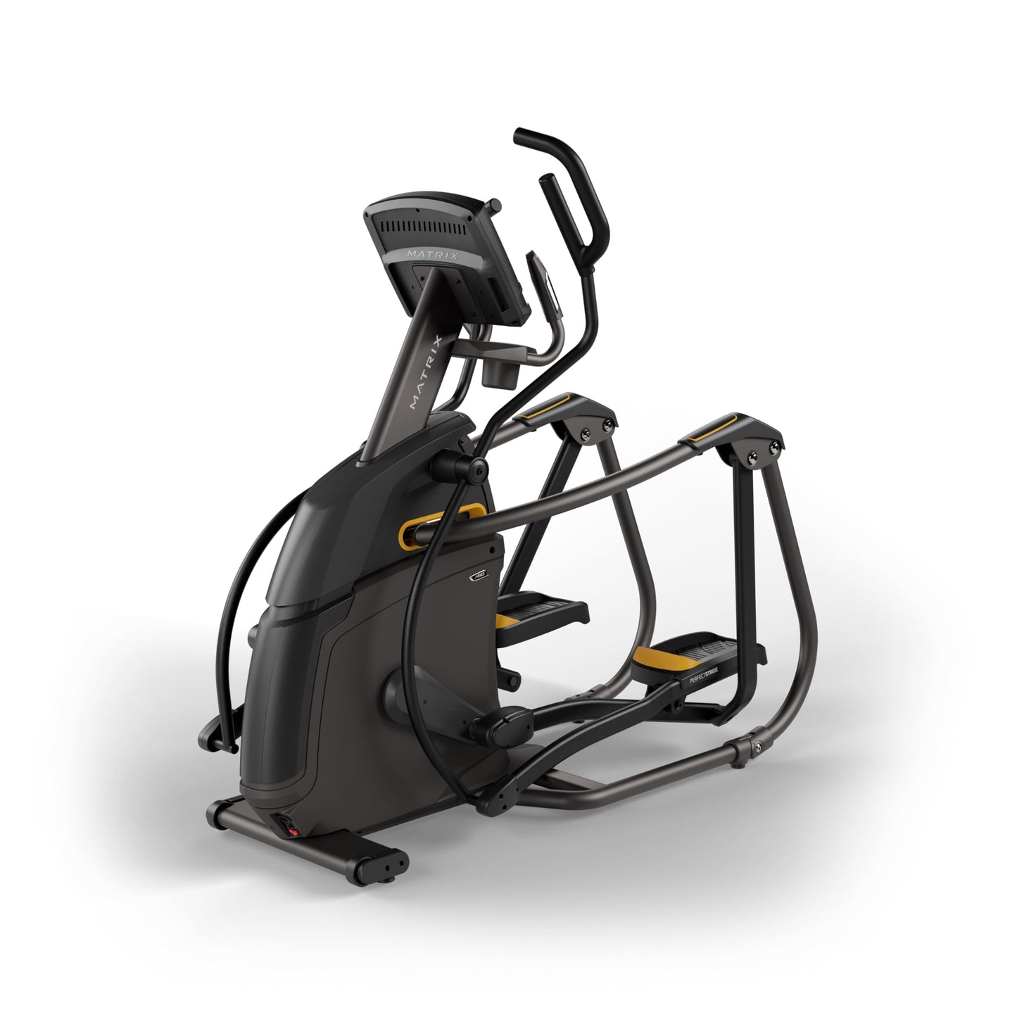 Matrix Fitness A50 Ascent Elliptical with XER | 10" Touchscreen (WiFi+BT) | Low Impact Workouts, Full Body Cardio | Space Saving Compact Design, Suspension Elliptical with Adjustable Incline