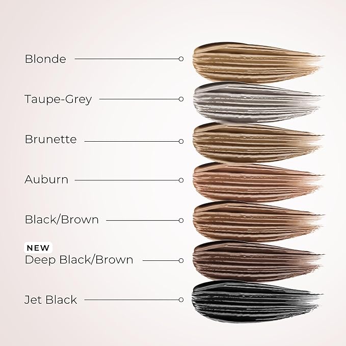 WUNDERBROW Eyebrow Gel, Waterproof, Smudgeproof, Lasts for Days, Shade: Jet Black, Vegan and Cruelty-Free