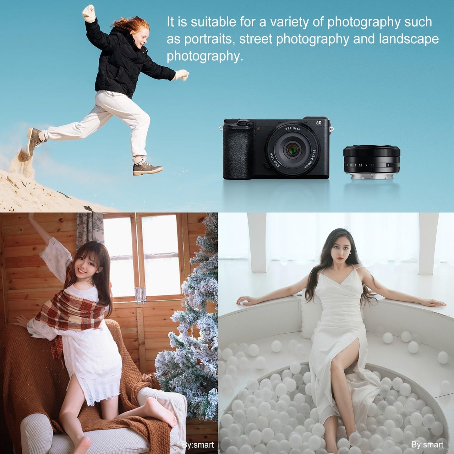 TTArtisan AF 27mm F2.8 f/2.8 XF-Mount APS-C Auto Focus STM Lens for Fujifilm Fuji X-Mount Cameras X-T10 X-T2 X-T20 X-T30 X-T3 X-T4 X-T5 X-T100 X-T200 X-T30 X-PR01 X-PR02 X-PR03 X-E4 -Black