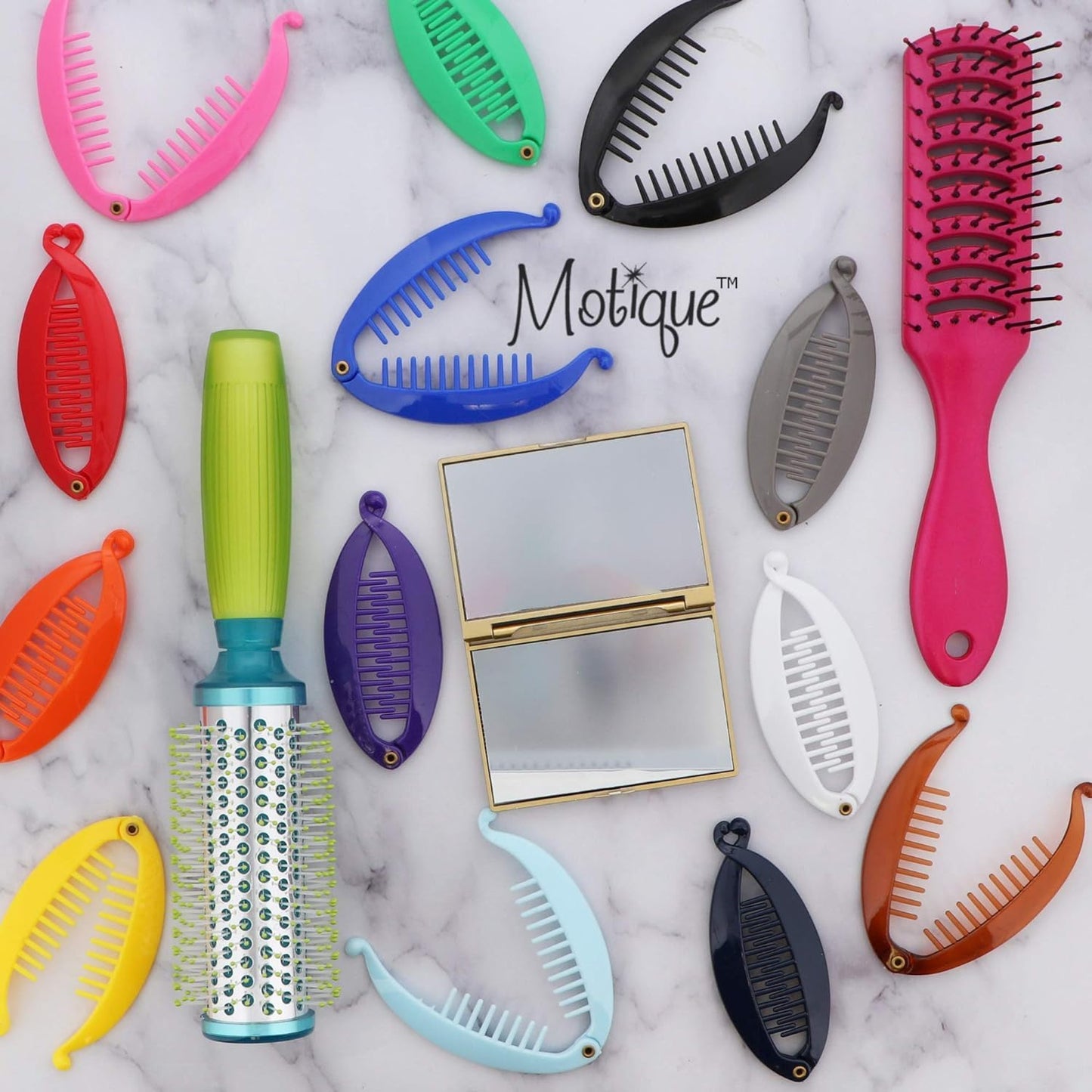 SET OF TWO Royal 3.5 Inch Mini Banana Clip Hair Clincher