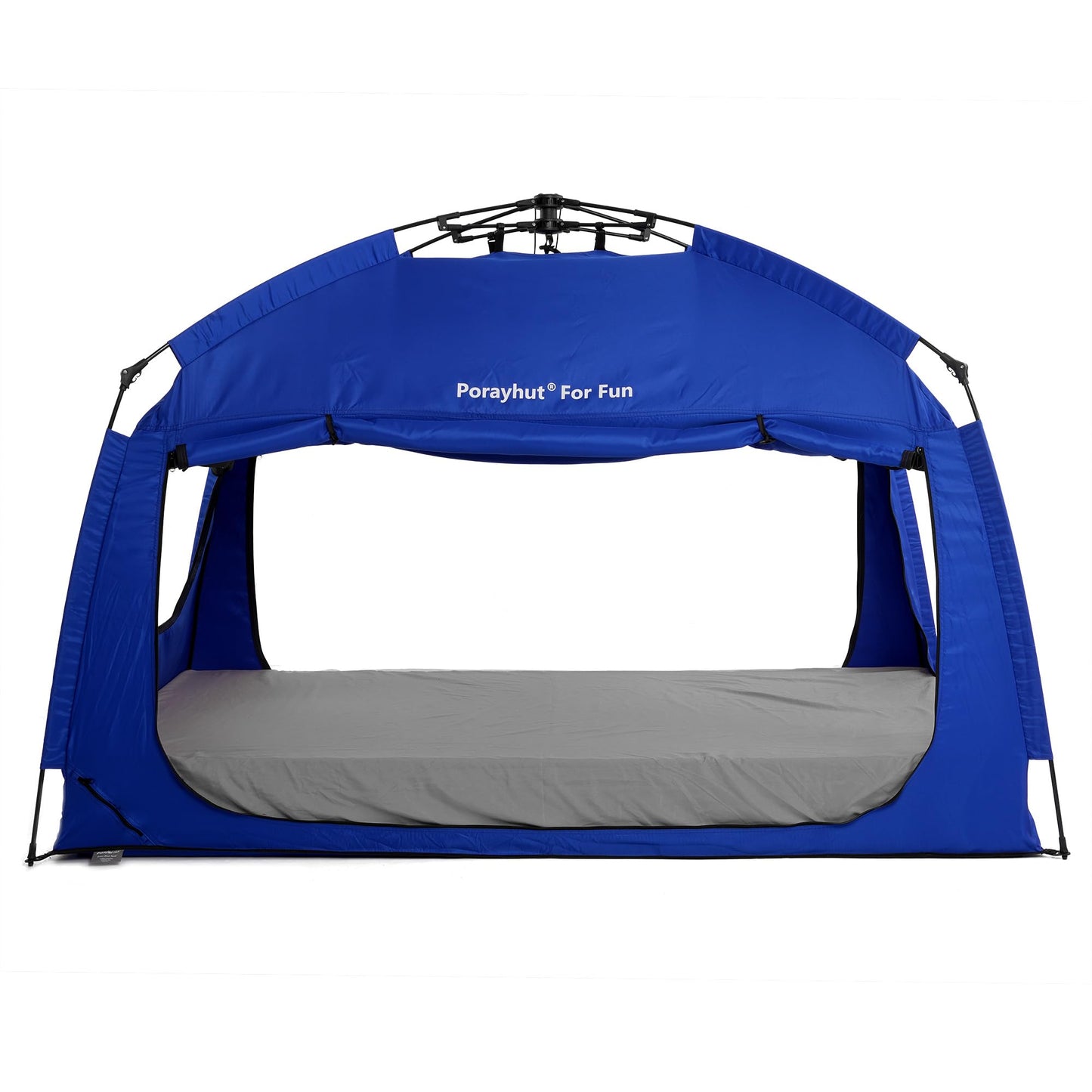Indoor Instant Privacy Bed Tent for Sleeping,Quick Set-up Bed Canopies,Portable Bed Drapes with Large Space and 3 Doors (Blue, Full)