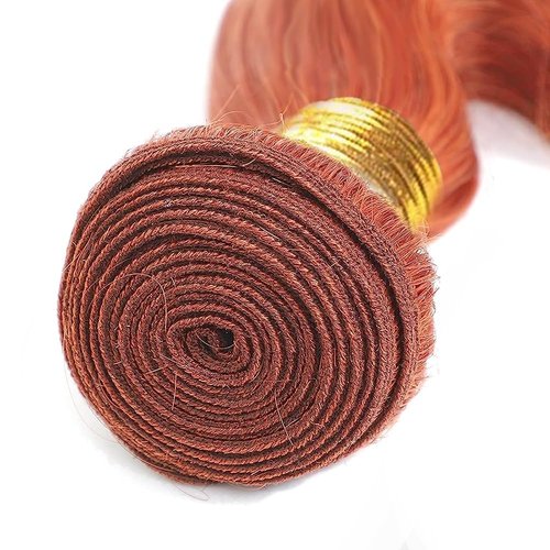 Cklikeb Human Hair Bundles 350# Color Body Wave Bundles Human Hair Unprocessed Brazilian Virgin 20 22 24 Inch 3 Bundles Quick Weave Human Hair Extensions (350# Body Wave, 20 22 24)