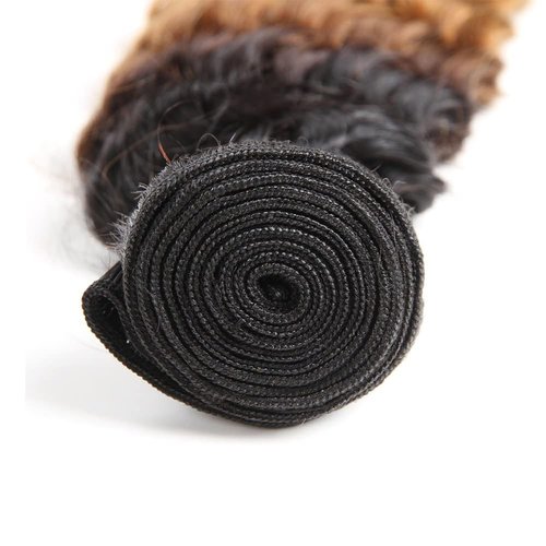 Condescension Brazilian Omber T1B/4/30 Human Hair Bundles 16 18 20 Inch Deep Wave 3 Bundles Human Hair 100% Unprocessed Remy Virgin Weave Hair for Women