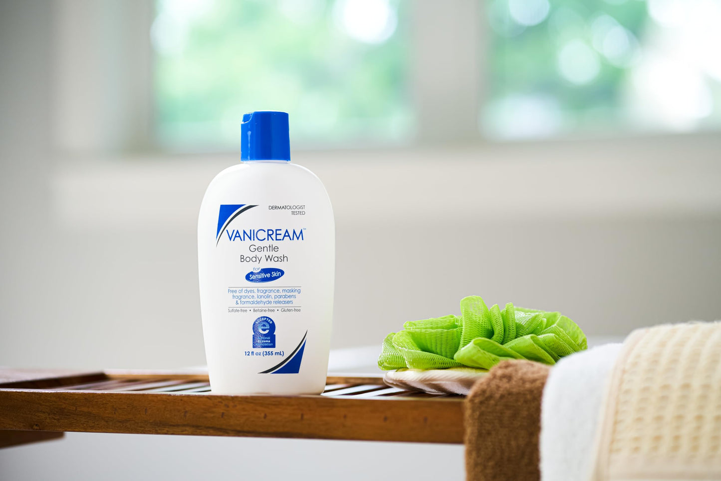 Vanicream Gentle Body Wash, 12 Fl Oz, Formulated without Common Irritants for Sensitive Skin, Gentle Cleanse and Moisture, Remov