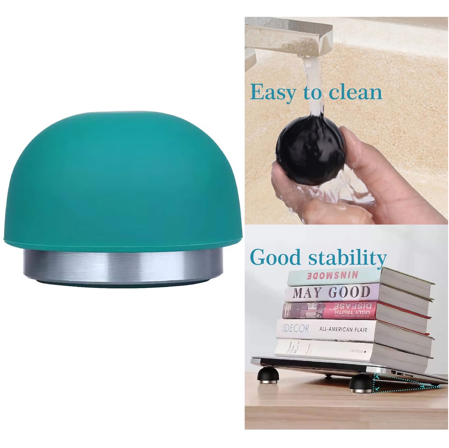 Copora Laptop Cooling Stand, Portable Magnetic Laptop Cooler, Small Invisible Cooler Ball, Ergonomic Laptop Stand For Computer