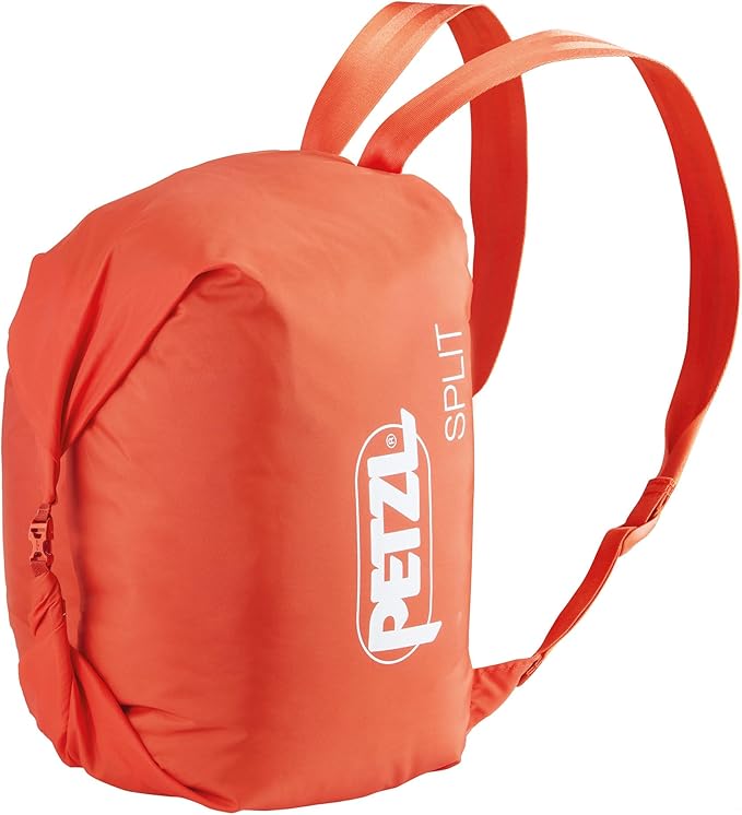 PETZL, Split Rope Bag Red Orange, Rope bag