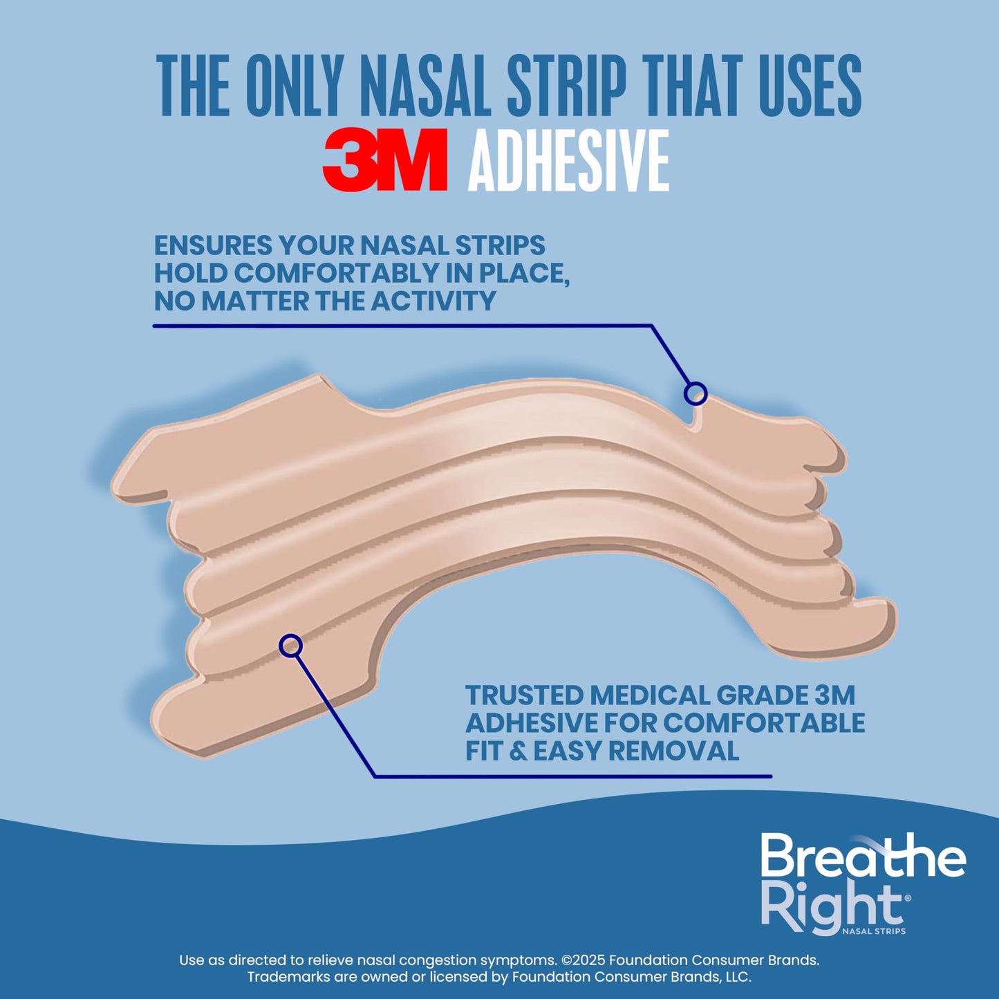 Breathe Right Extra Strength Nasal Strips, Menthol Scented, Drug Free, Less Snoring & Better Breathing from Nasal Congestion, Tan, 26 Count
