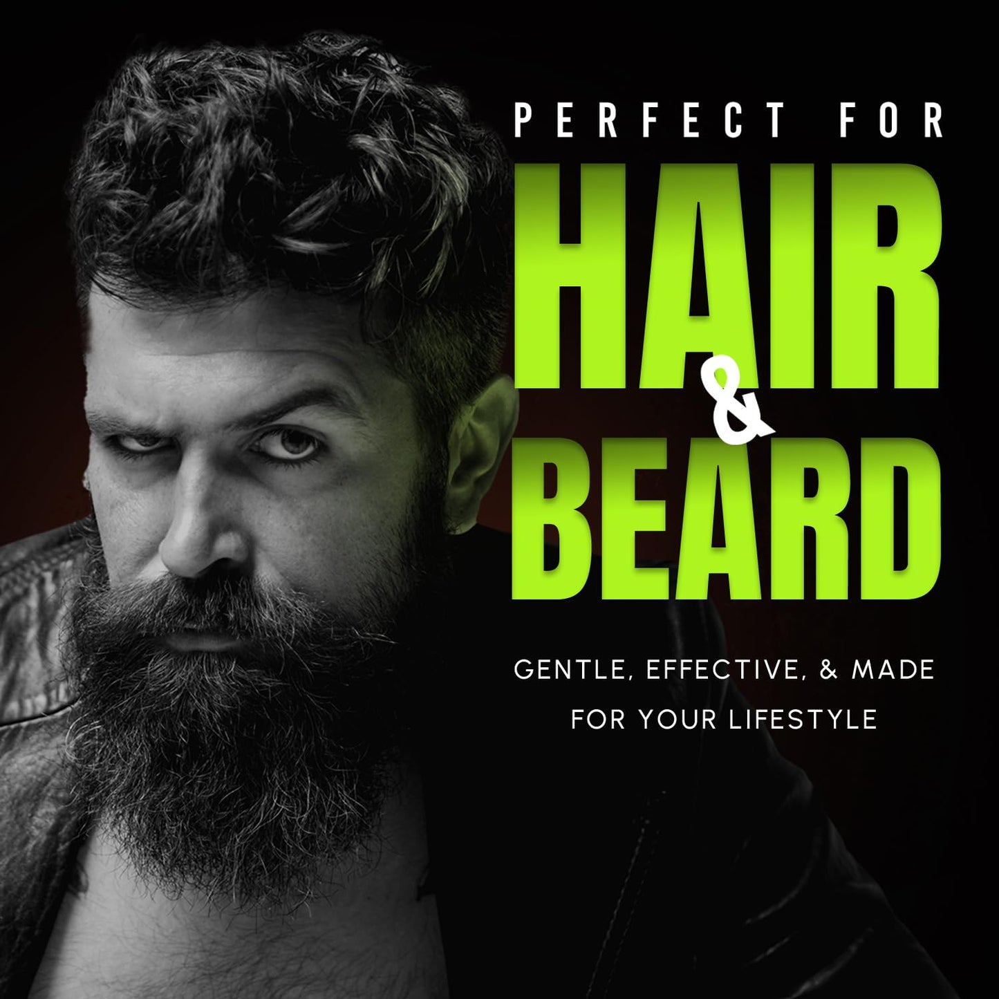 Herbishh Gray Reducing Shampoo for Men, Hair Darkening & Volume Boost with Every Wash, Cleanses & Revitalizes, Easy At-Home Use,