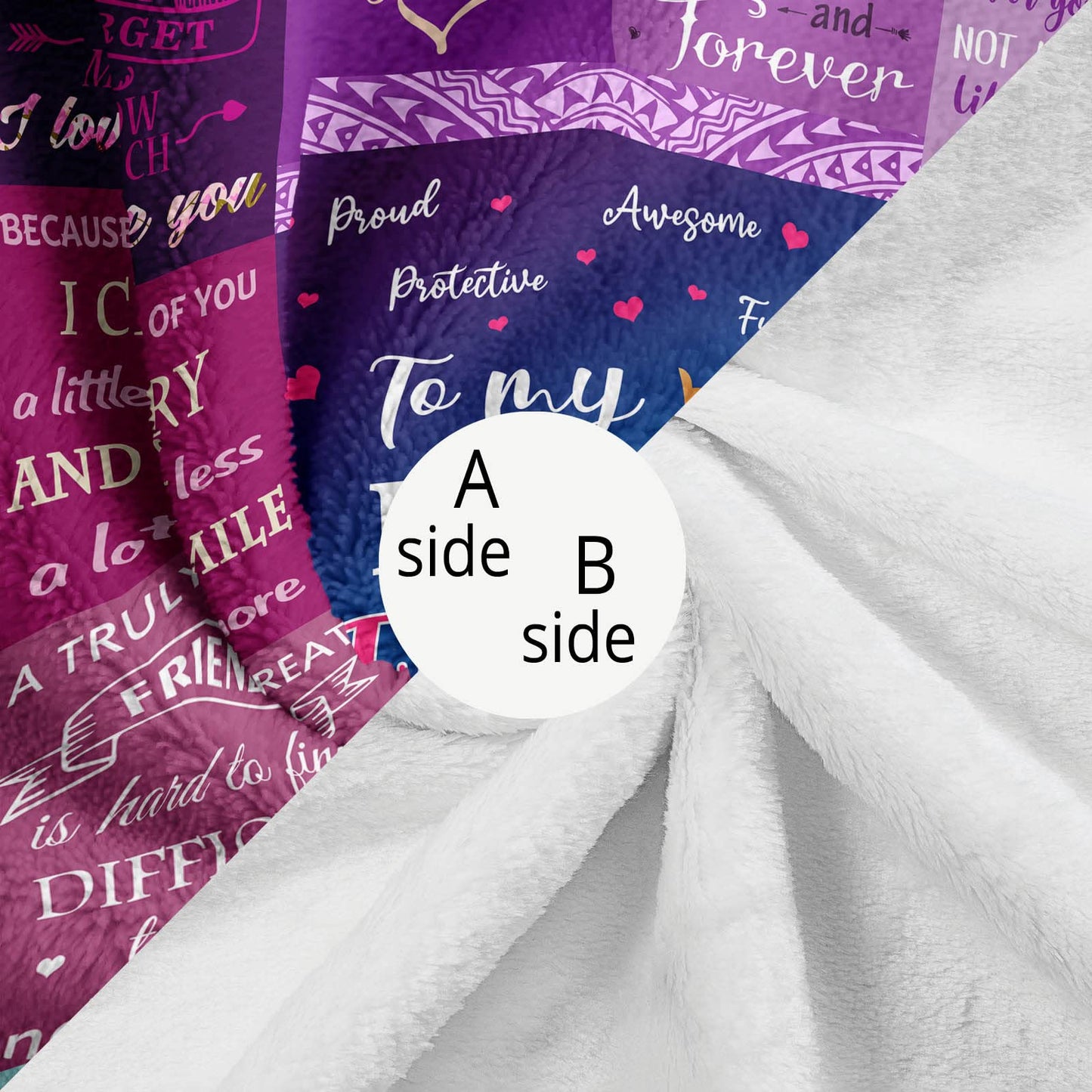 Gevuto Best Friend Blanket - Bestie Birthday Gifts for Women - Friendship Throw 50"X60" - Friendship Gifts
