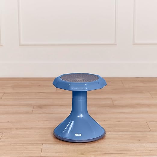 ECR4Kids ACE Active Core Engagement Wobble Stool, 15-Inch Seat Height, Flexible Seating, Powder Blue