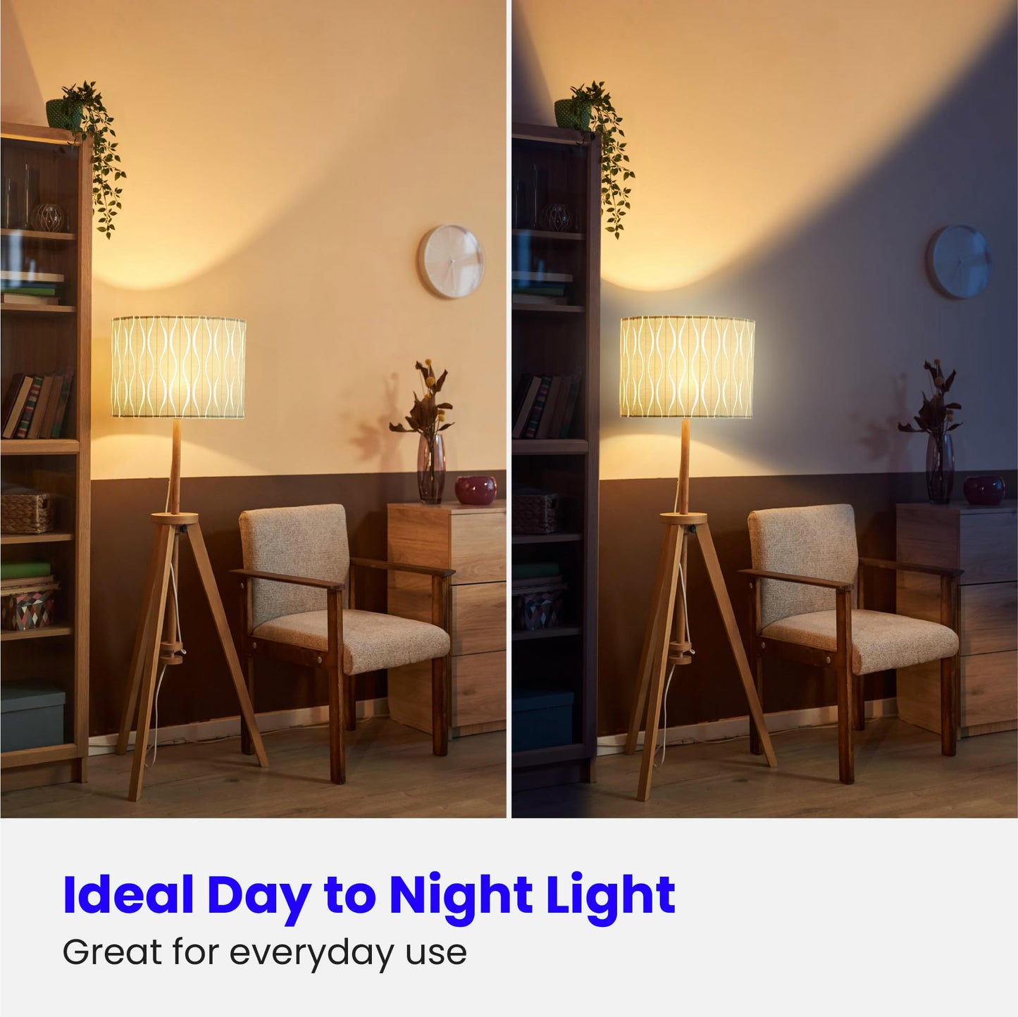 Feit Electric A19 LED Light Bulbs, 40W Equivalent, Non Dimmable, 450 Lumens, E26 Standard Base, 2700k Soft White, 80 CRI, 10 Year Lifetime, Energy Efficient, 4 Pack, A450/827/10KLED/4