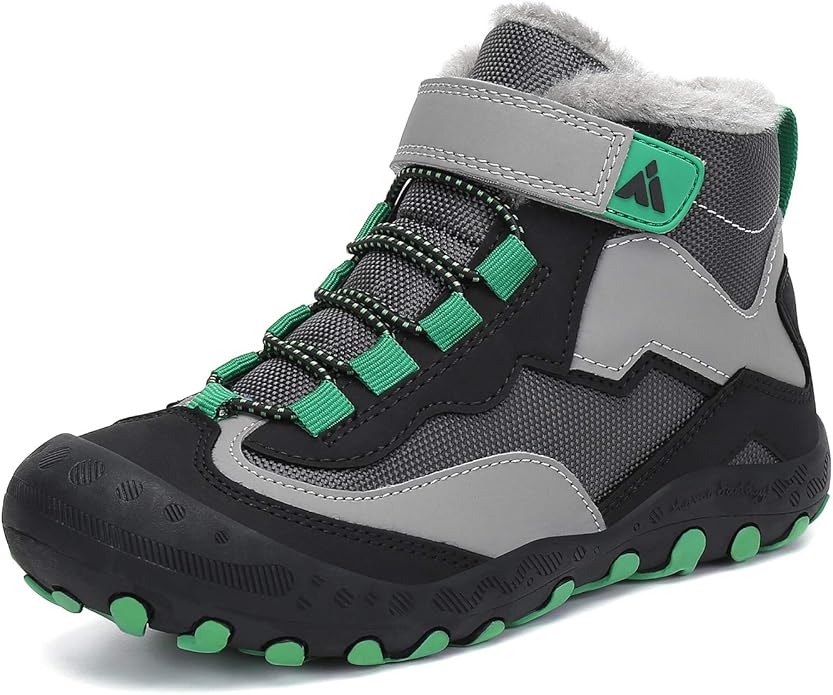 Mishansha Kids Hiking Boots Toddler Girls Boys Hiking Shoes Water-Resistant Anti-Collision Non-Slip Athletic Outdoor Trekk...