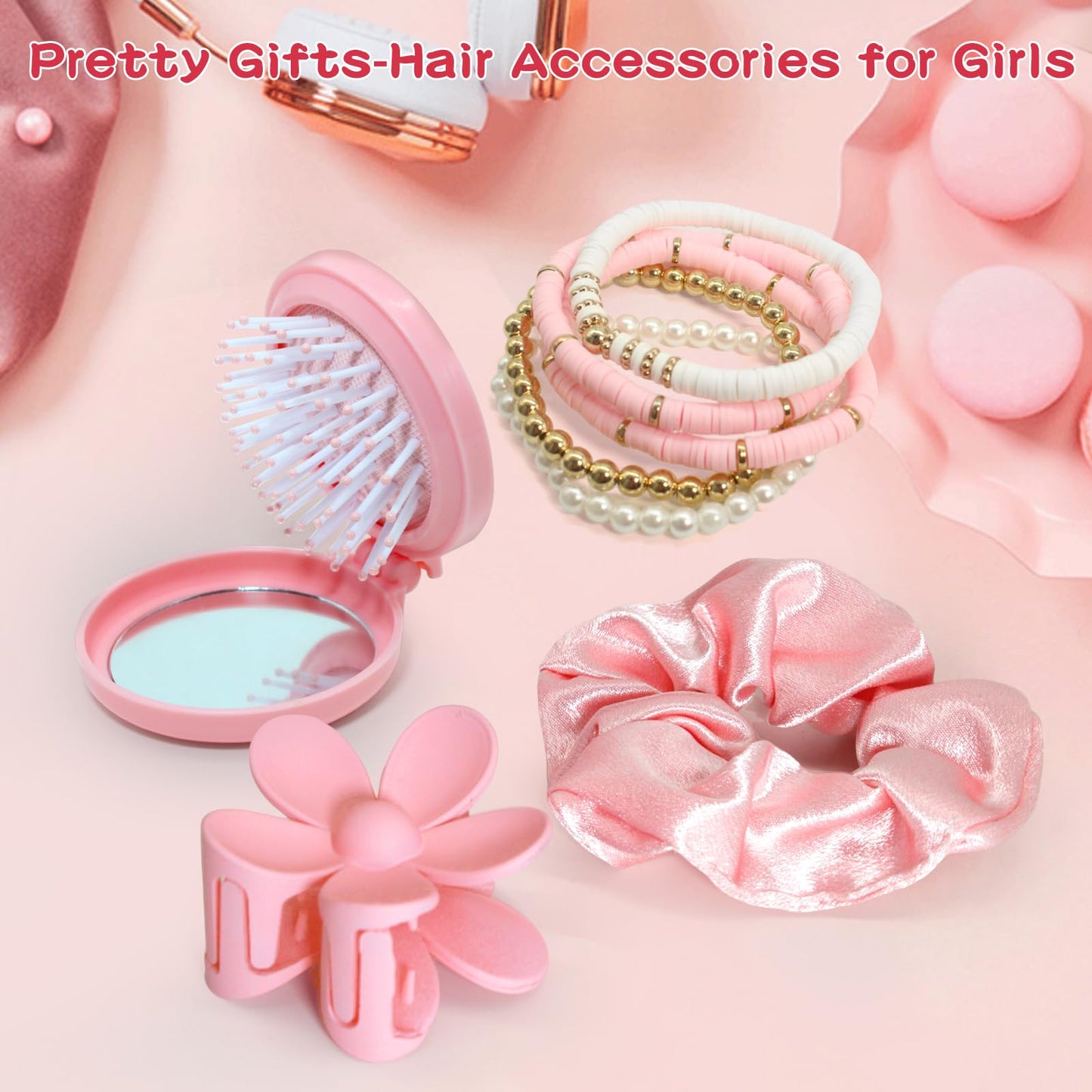 Birthday Gifts for Teen Girls & Women – Cute Aesthetic Pink Gifts, Girly Gift Box for Her, Preppy Gift Set for Sister, Best Friend, Daughter or Niece