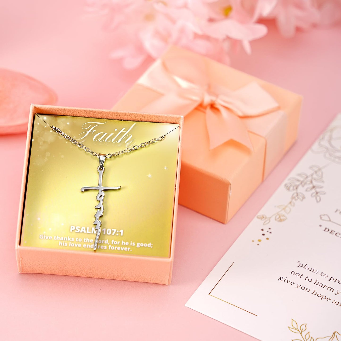Christian Gifts For Women Faith - Inspirational Religious Birthday Gifts, Spiritual Baptism Gift For Mom, Grandma, Wife, Mothers, Best Friend, Sister, Catholic & Encouragement Gift box