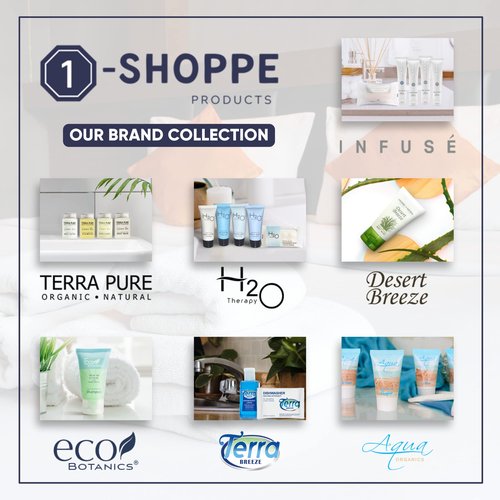 Terra Pure Spa Collection Bulk Set Toiletries | 1-Shoppe Amenities Kit for Hotels & Vacation Rentals | 0.85 oz Shampoo, Conditioner, Body Wash & Lotion | 80 Pieces