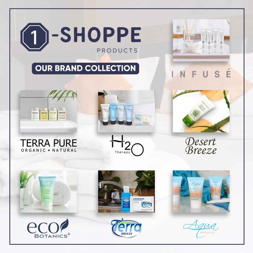 Terra Pure White Tea & Coconut Shampoo, Travel Size Hotel Amenities, 1 oz. (Case of 100)