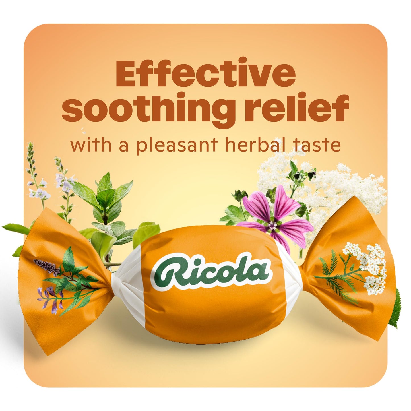 Ricola Honey Herb Cough Drops with Menthol - Minor Cough and Sore Throat Relief - 192 Count - Herbal Throat Lozenges