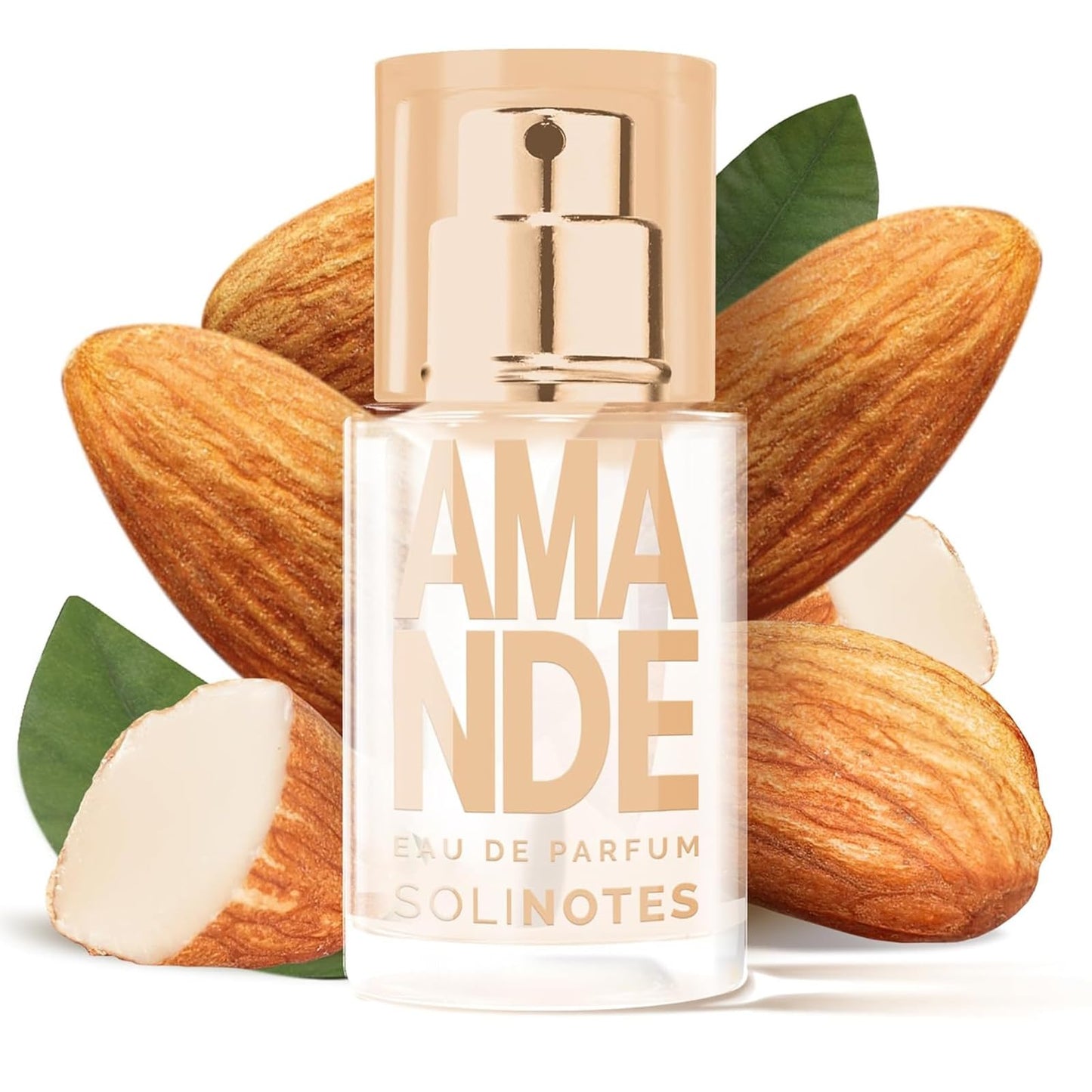 SOLINOTES Almond Perfume for Women - Eau De Parfum | Delicate Floral and Soothing Scent - Made in France - Vegan - 0.5 fl.oz