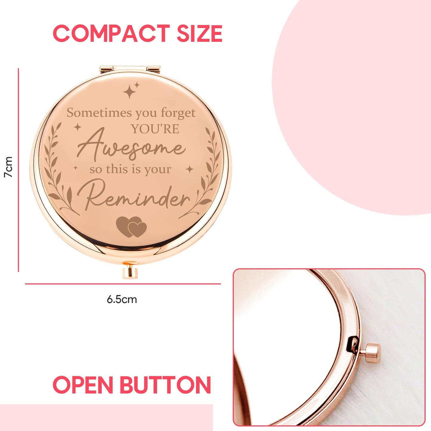 Gossby Inspirational Gift for Women - Sometimes You Forget Youre Awesome - Encouragement, Thank You, Appreciation, Motivational
