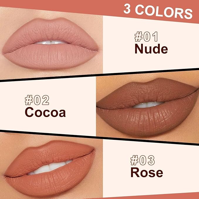 Lip Stain - Peel Off Lip Stain, Lip Liner Long-Lasting Moisturizing, Waterproof Nourishing Lip Tint with Matte Finish for Natural Lip Color for All Skin Tones (Rose)