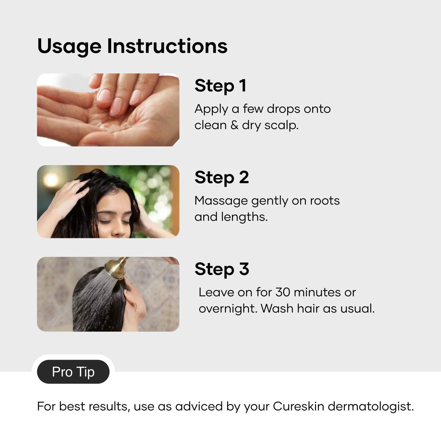 Cureskin Follicular Hair Oil | Nourishes & Strengthens with Annatto, Buriti, Brazil Nut and Coconut Oil, 3.38 Fl Oz (Pack of 1)