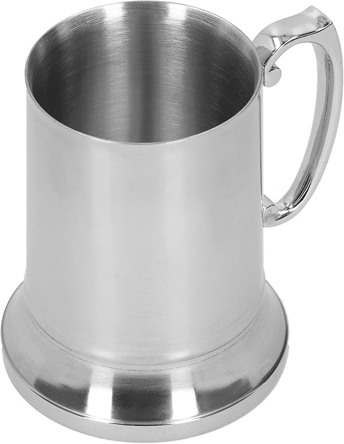 Tbest Stainless Steel Mug Silver With Handle For Bar Hotel Supplies Cocktail Glass Goblet Cups Glassware Drinkware Bars An...