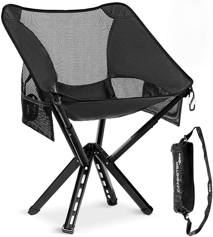 Sitpack Campster 2.0 Ultra Lightweight Backpack Chair with 5s Folding, Small Compact Portable Hiking Chairs with Bottled S...