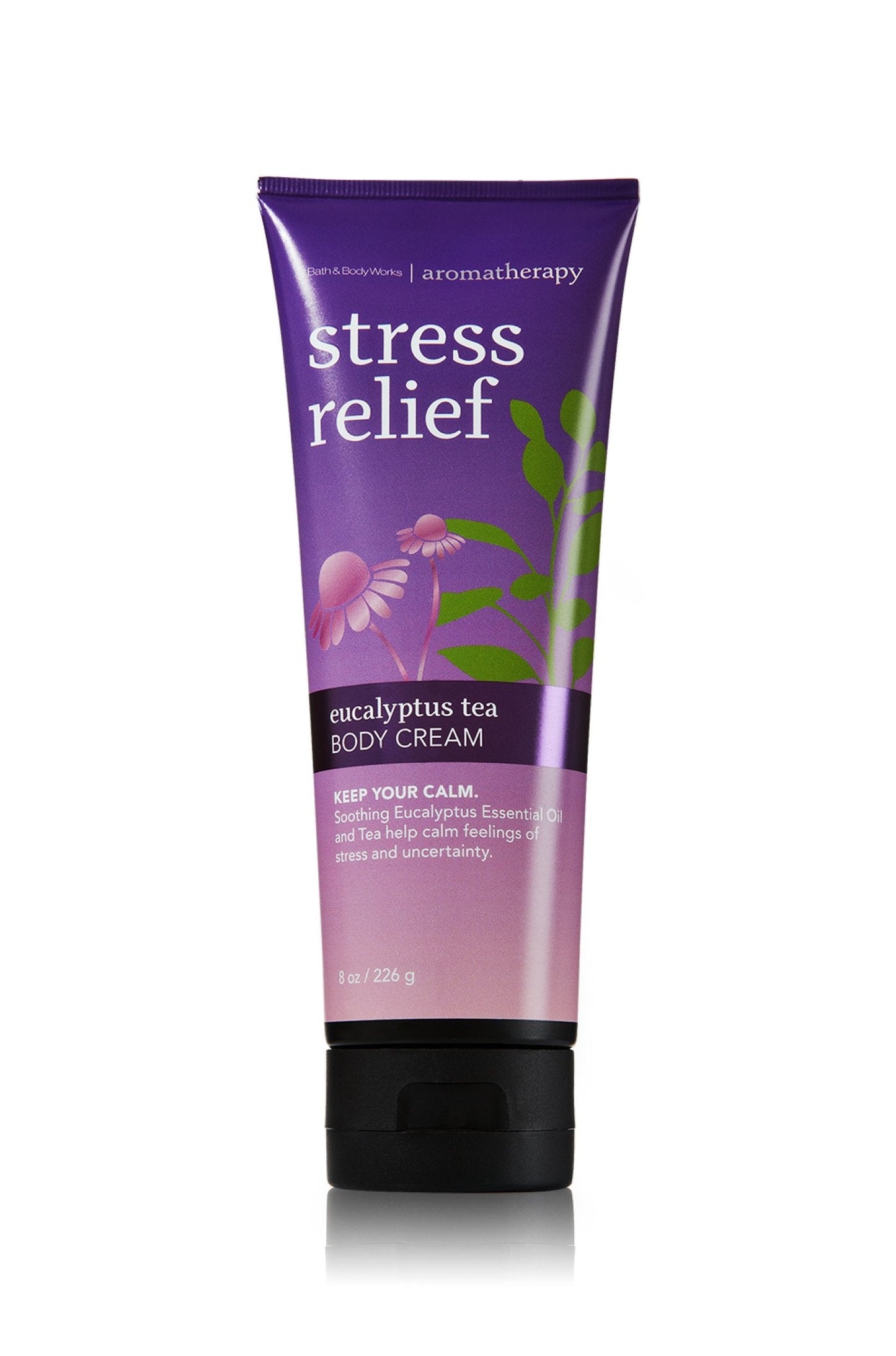 Bath Body Works Aromatherapy Stress Relief Eucalyptus Tea 8.0 oz Body Cream
