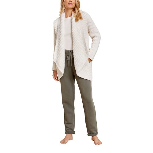 Barefoot Dreams CozyChic Honeycomb Shawl Cardigan