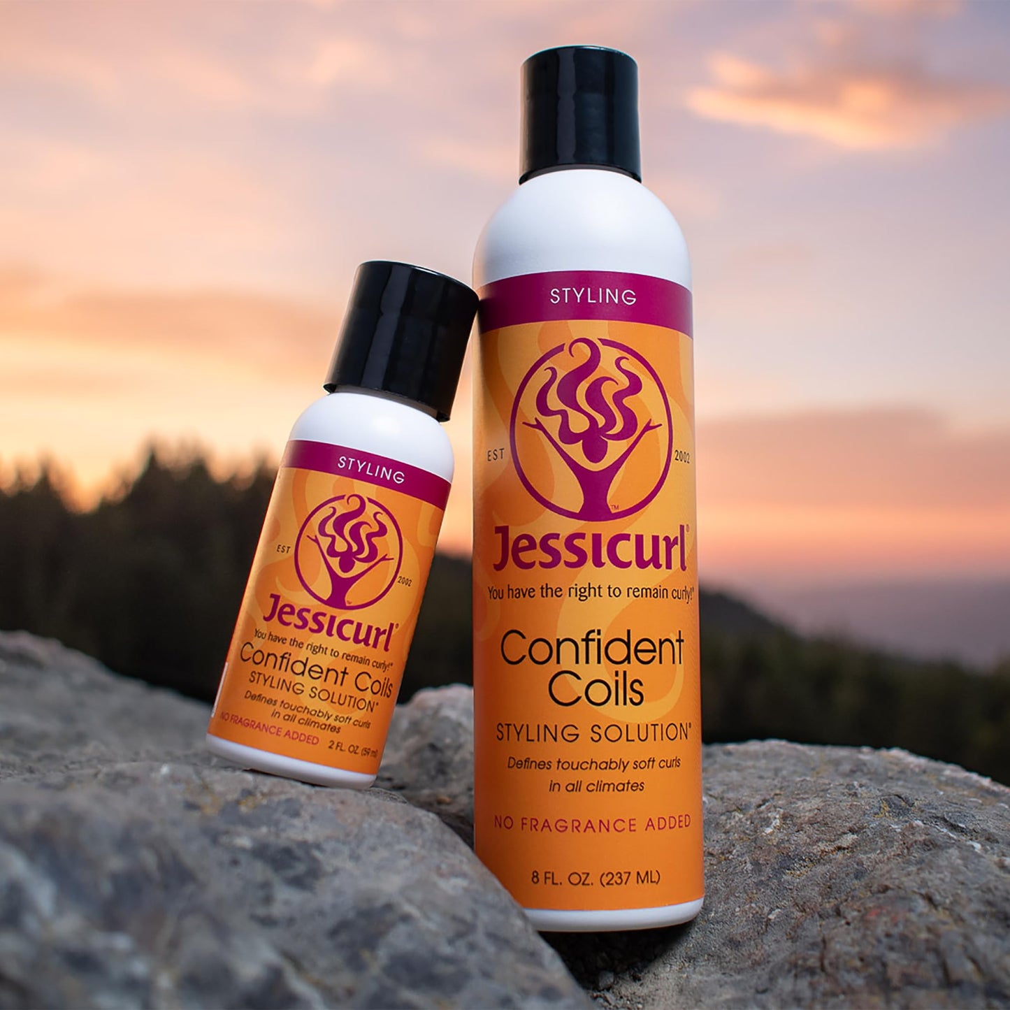 Jessicurl, Confident Coils Styling Solution, No Fragrance Added, 8 Fl oz. Curl Cream for Humidity Control and Frizz Control, Cur