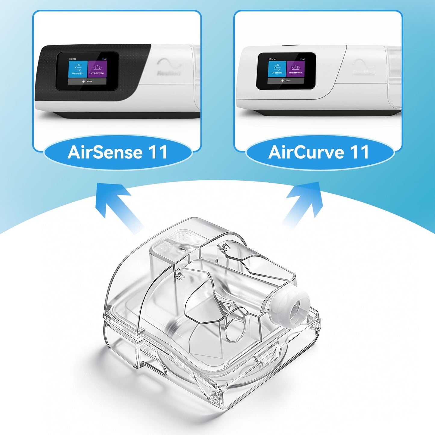 Water Chamber for AirSense 11 & AirCurve 11, Perfect Fit and Seal Replacement Water Tank Compatible with AirSense 11 Machines, Reliable CPAP S11 Supplies
